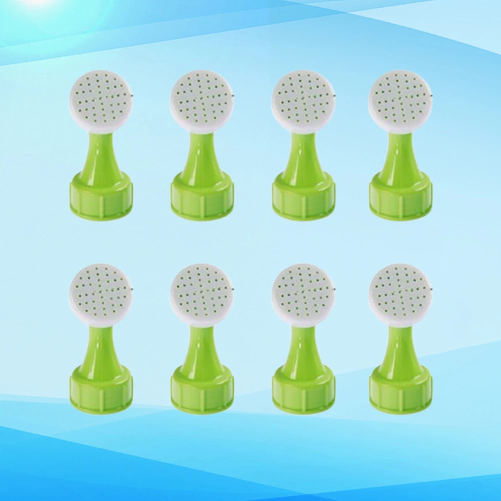 

8pcs Watering Nozzle Sprinkler Head Durable Plastic Bottle Gardening Supplies Even Pore Volume Control Balcony Greenhouse