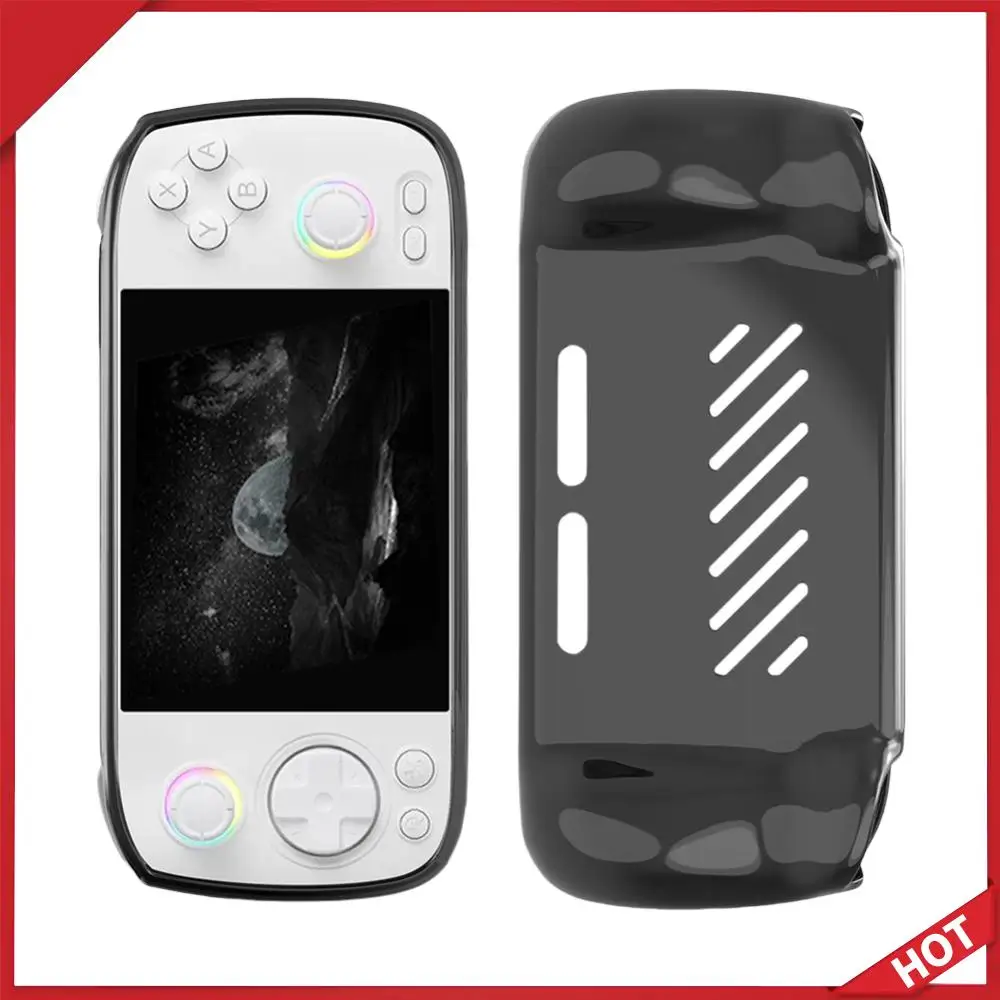 

Transparent TPU Protective Cover Anti-Scratch TPU Protector Shell Sleeve Soft Skin Cover Case for ANBERNIC RG406H Game Console