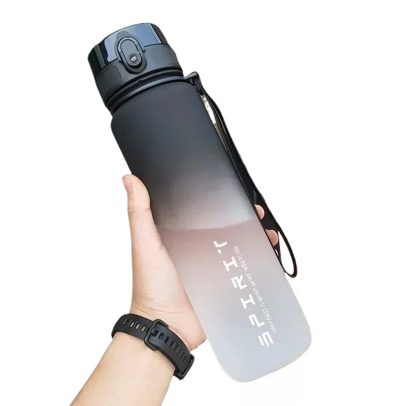 500ML/650ML/1000ML Sport Wasser Flasche Auslaufsicher Bunte Kunststoff Tasse Trinken Outdoor Reise Tragbare gym Fitness Krüge