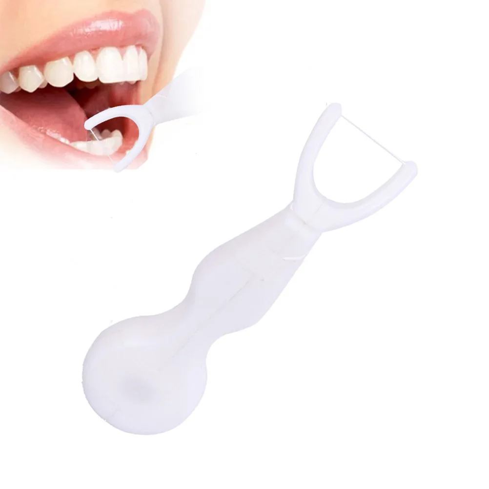 1/3pcs Dental Floss Picks with Holder Mint Flavored Flosser Tools for Oral Hygiene Teeth Cleaning Portable Travel Use