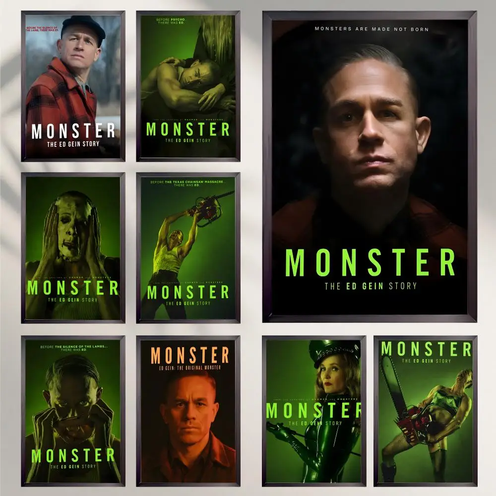 Monster The Ed Gein Story Movie Poster HD Versatile Waterproof Wall Decor Self Adhesive Perfect for Any Room & Ideal Gift