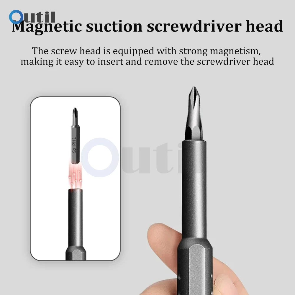 30 in 1 Multifunctional Screwdriver Set Home Laptop Mobile Phone Multi-gauge Bit Screws Repair Strong Magnetic Screwdriver Tools