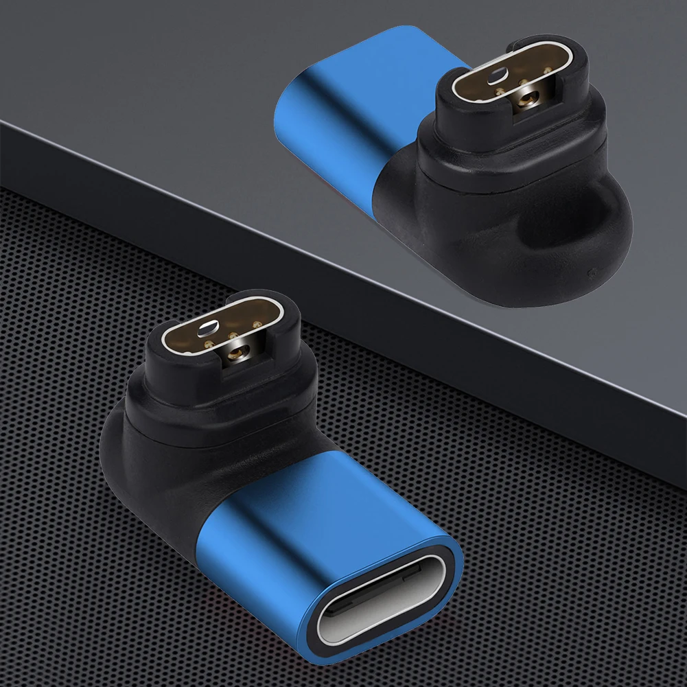 

Type C/Micro USB/IOS Charger Cable Adapter 90 Degree Elbow For Garmin Fenix 7/7S/7X/6/6S/6X/5/5S Smart Watch Charging Converter