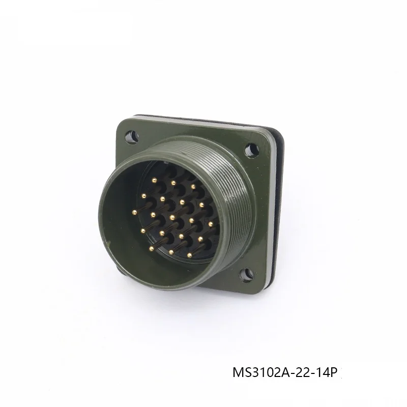 MS5015 MS3106A MS3102A MS3108A MS3100A MS3101A 22-14S 22-14P Aviation Plug Servo Motor Connector 19 Pin Core MS3507-12A 22-14
