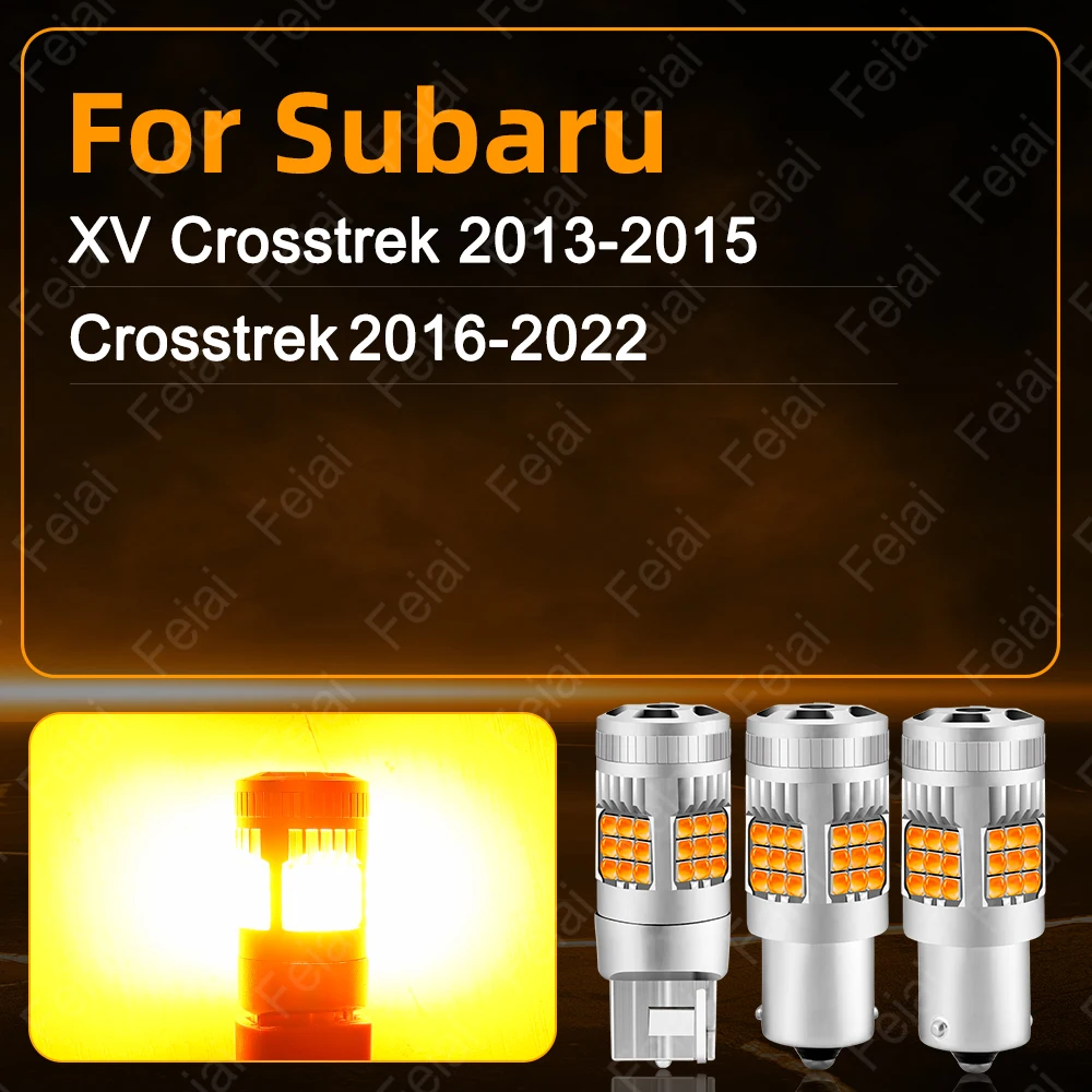 LED Turn Signal Lights For Subaru XV Crosstrek Accessories Indicator Bulb 2013 2014 2015 2016 2017 2018 2019 2020 2021 2022 2PCS