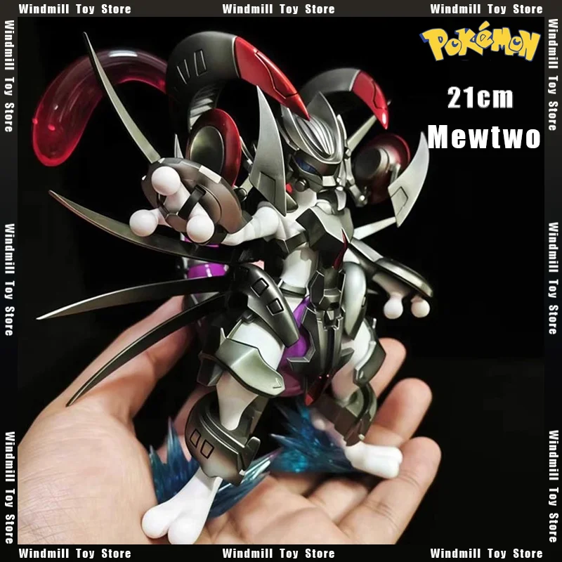 

Mewtwo Pokém0n красный и зеленый аниме и игры периферийные устройства 21 см модель куклы фигурка украшения коллекции игрушек украшения комнаты игрушки