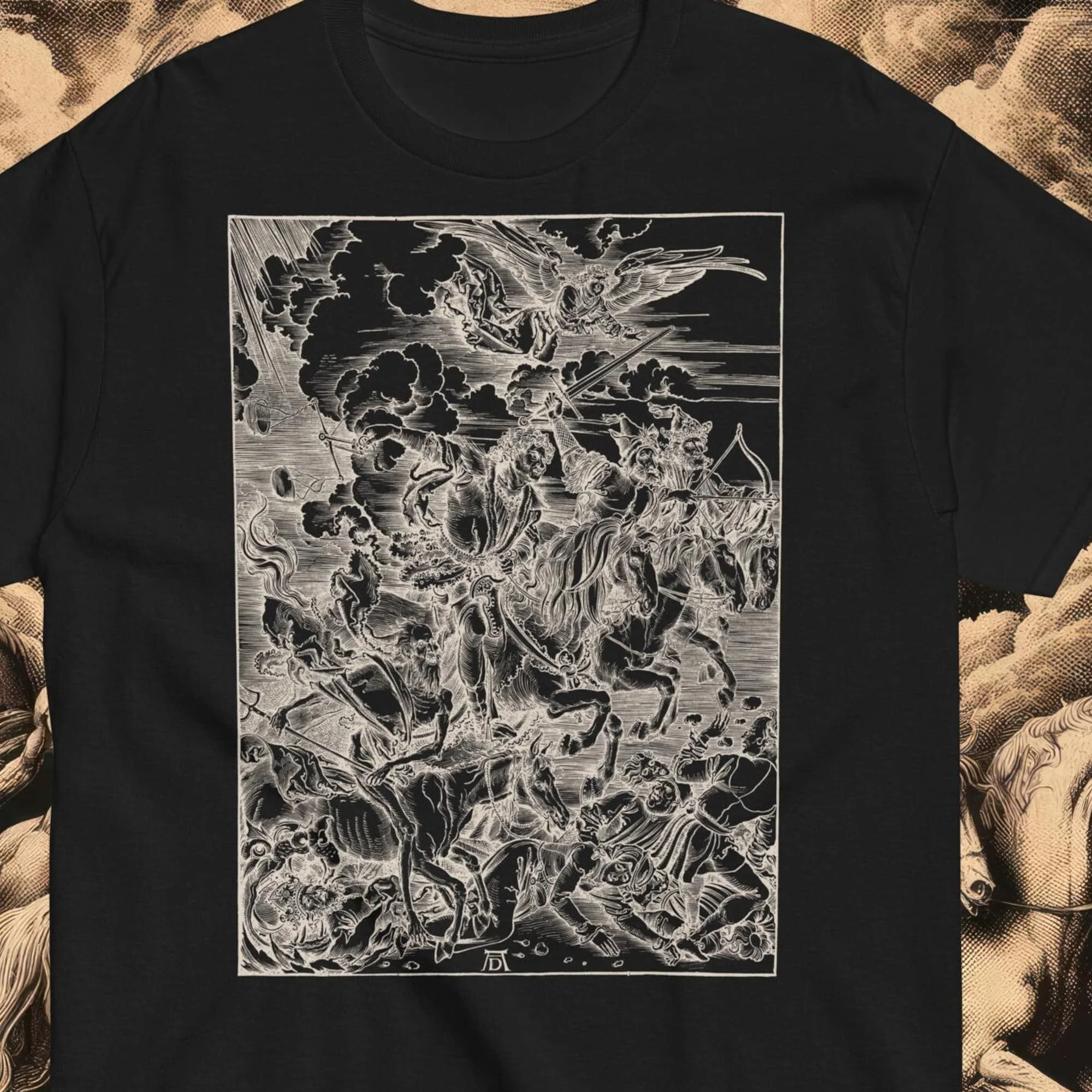 The Four Horsemen From Apocalypse Albrecht Dürer 1498 White Classic T Shirt