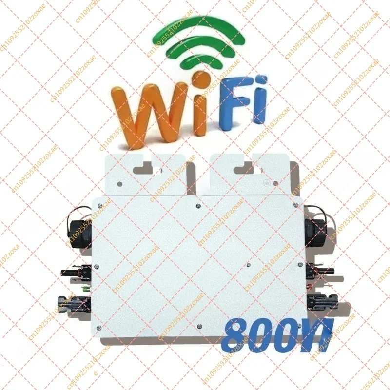 800W Micro Inverter Grid Tie WiFi APP Remote Control Solar Power Converter MPPT On Grid System Pure Sine Wave Inverter