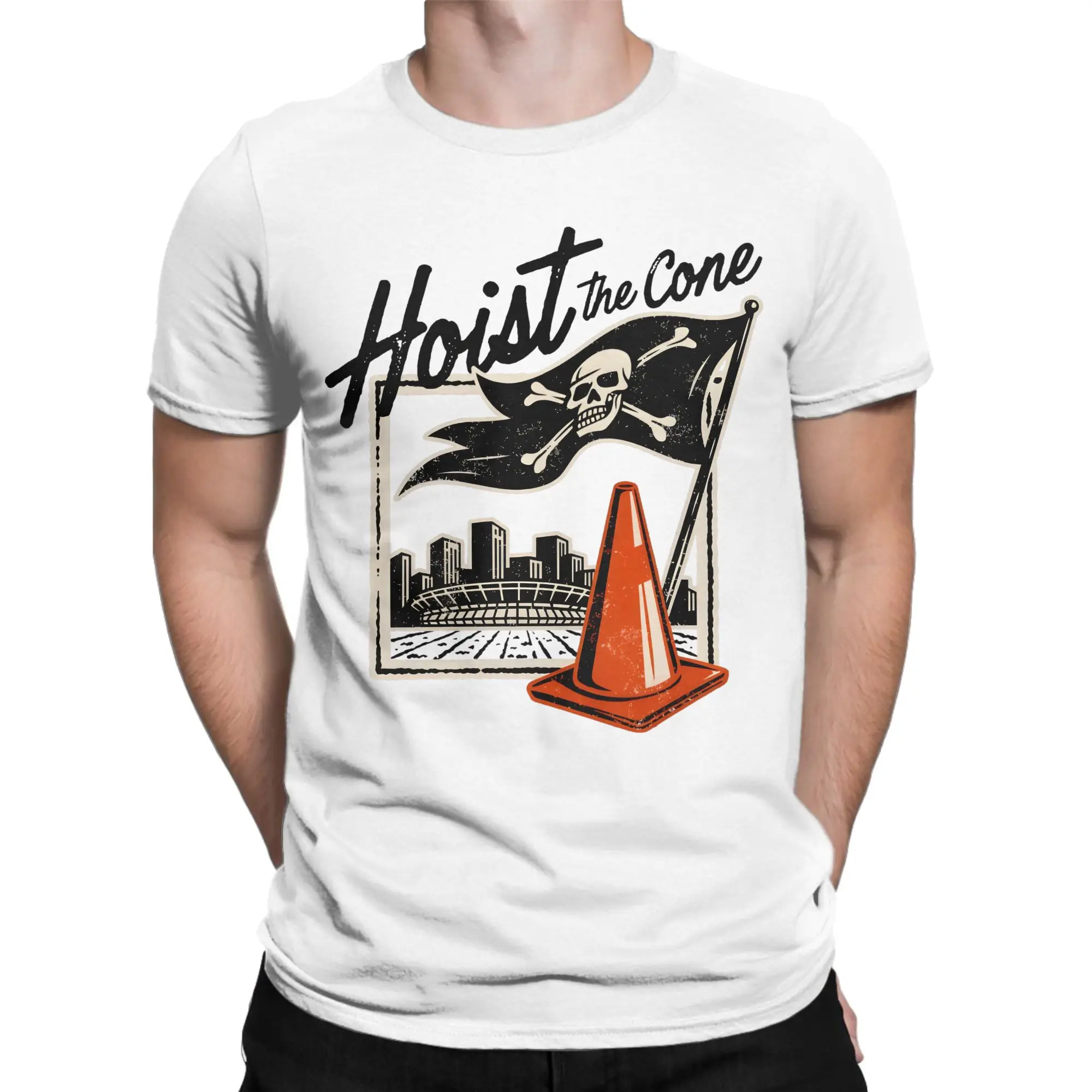 Hoist The Cone T Shirt Men  Streetwear T Shirts Summer Comfortable Harajuku Tees Pattern Plus Size Tops