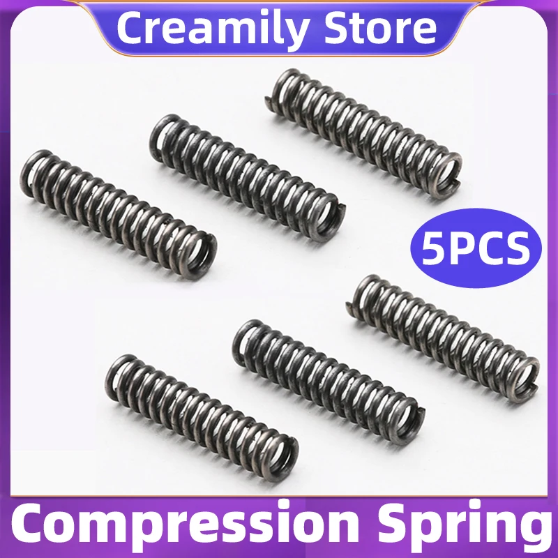 

Creamily 5PCS Cylidrical Coil Compression Spring Return Compressed Springs Release Pressure Spring Wire Diameter 3.0MM