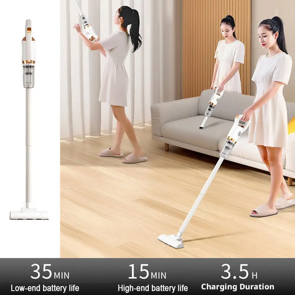 6500pa 다기능 휴대용 진공 청소기 강력한 흡입 HEPA 필터 무선 진공 청소기 자동차 바닥 가정용 O7H6