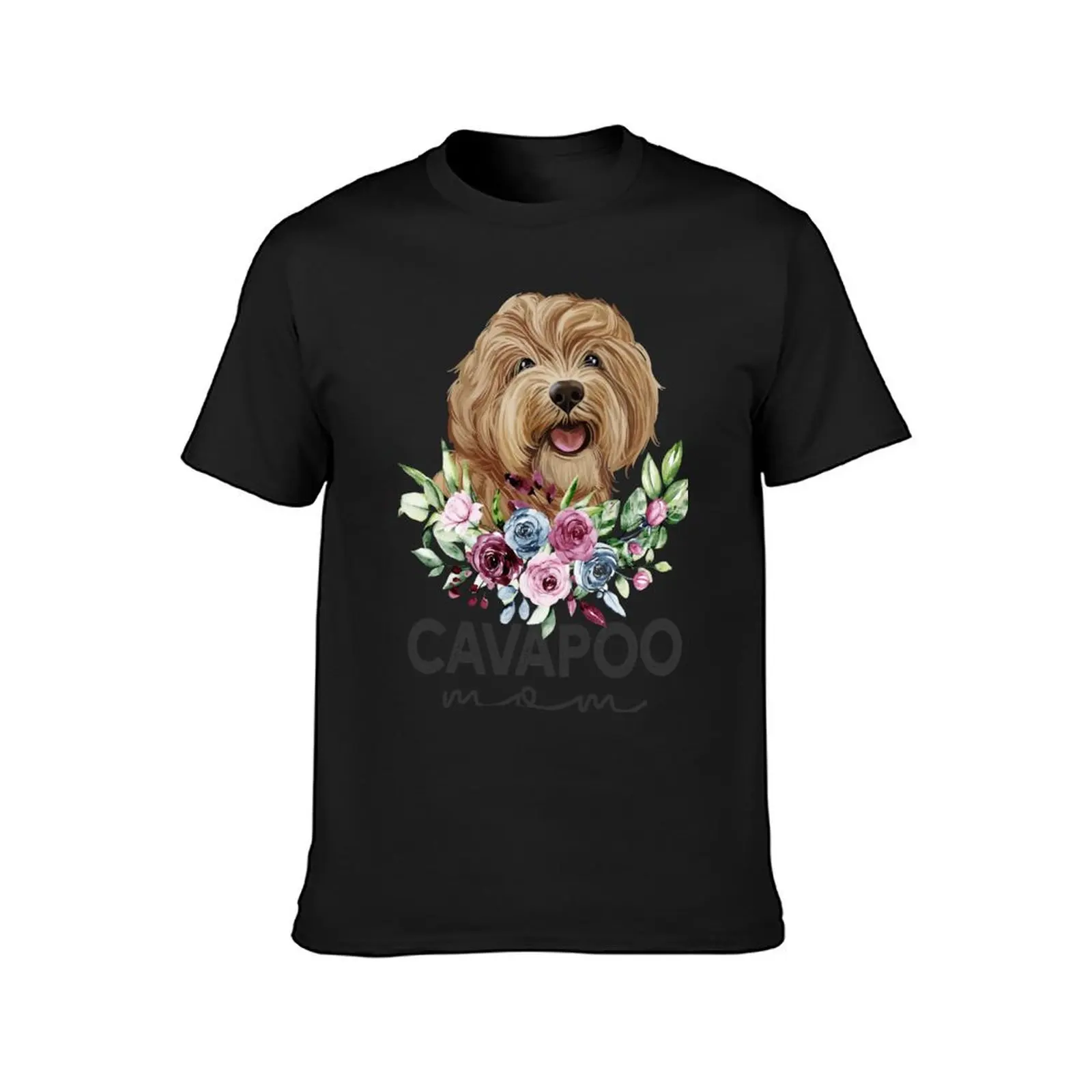 Cavapoo Dog Mom T-Shirt customizeds summer top plus sizes mens clothing