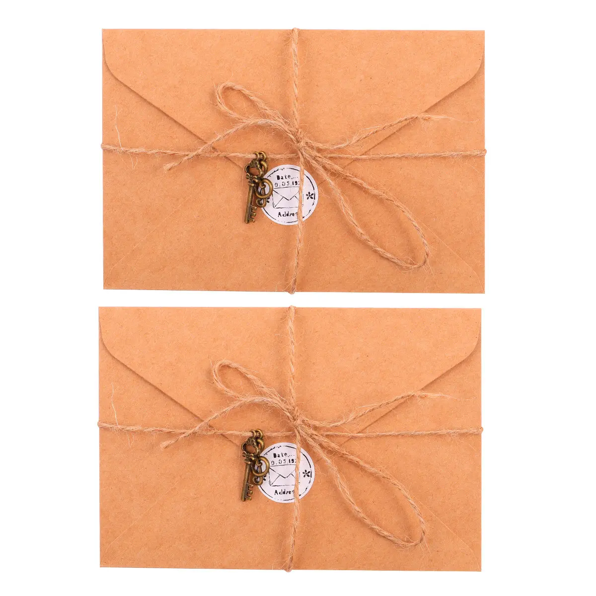 

1Set Retro Literary Style Kraft Paper Writing Paper and Envelopes Set for Letter Writing Note Taking Wedding Anniversary