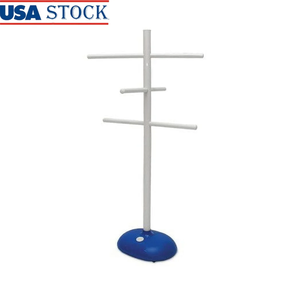 

Портативная уличная вешалка для полотенец, влажные и сухие полотенца у бассейна, купальники, органайзер для очков, водонепроницаемая утяжеленная основа, устойчивая к ржавчине