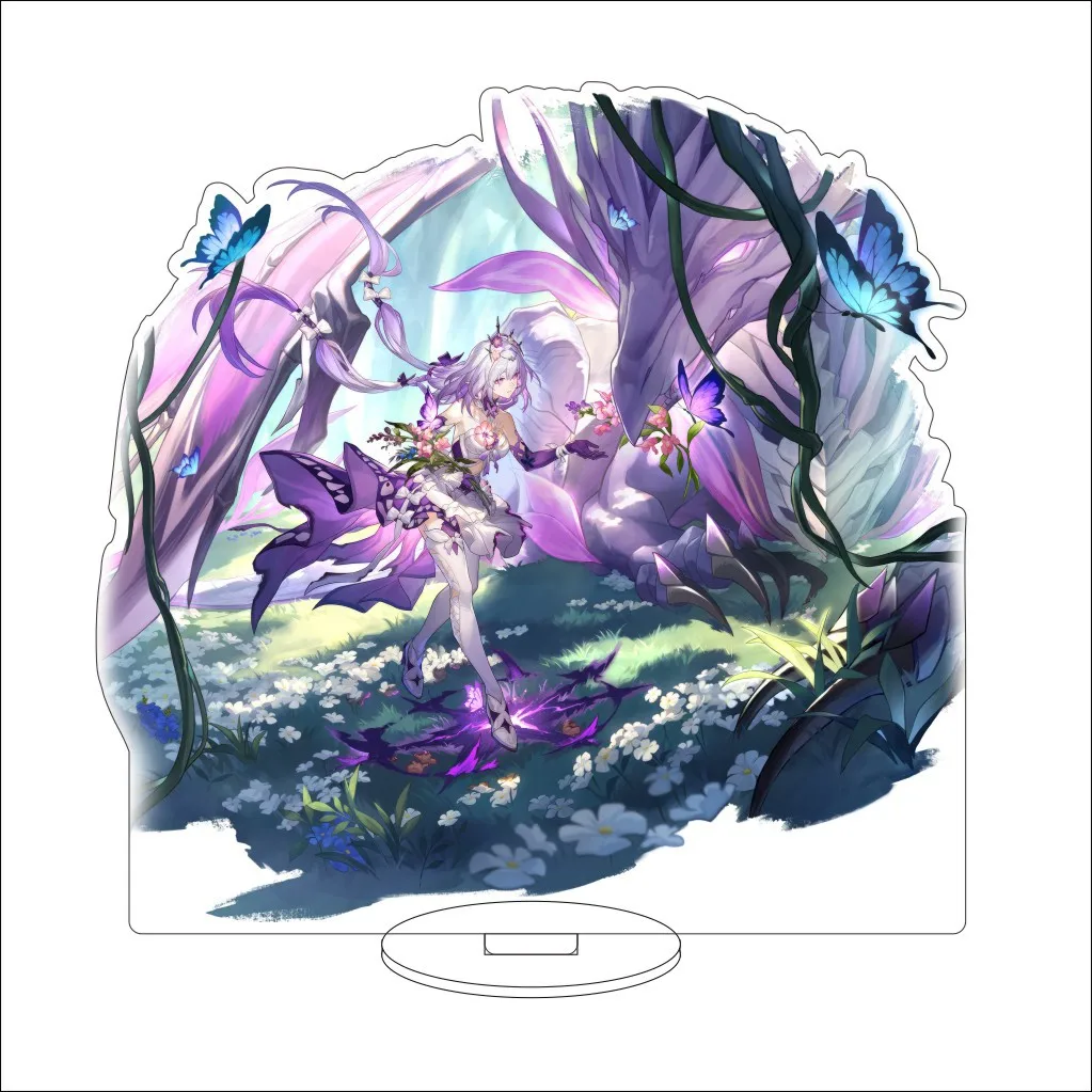 16CM Game Anime Honkai: Star Rail Castorice Cos Acrylic Figure Stand Ornaments Birthday Chrismas Lovely Gifts view 2