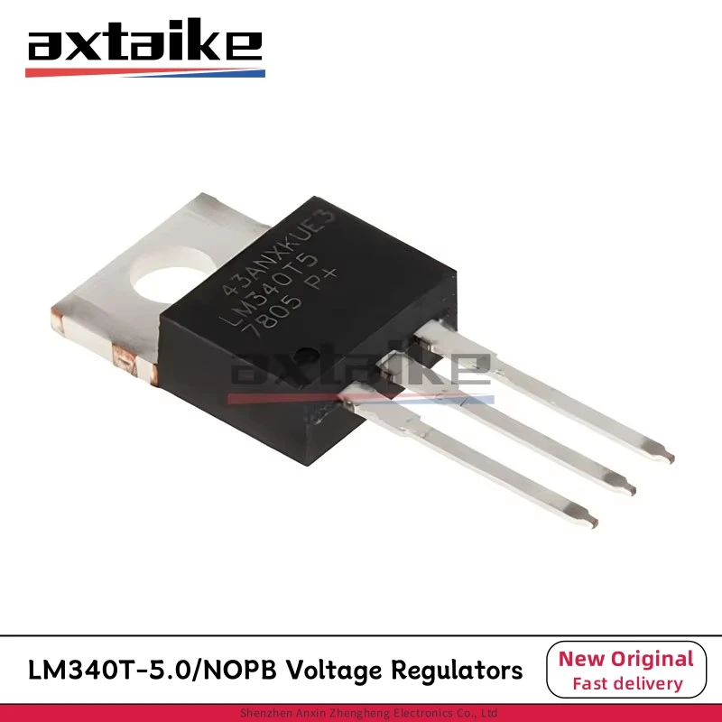 

10PCS LM340T-5.0/NOPB TO-220 LM340T5 7805 LM7805 L7805CV LM7805CT LM340 DIP 1.5A 5V Fixed Voltage Regulators Chip Transistor IC