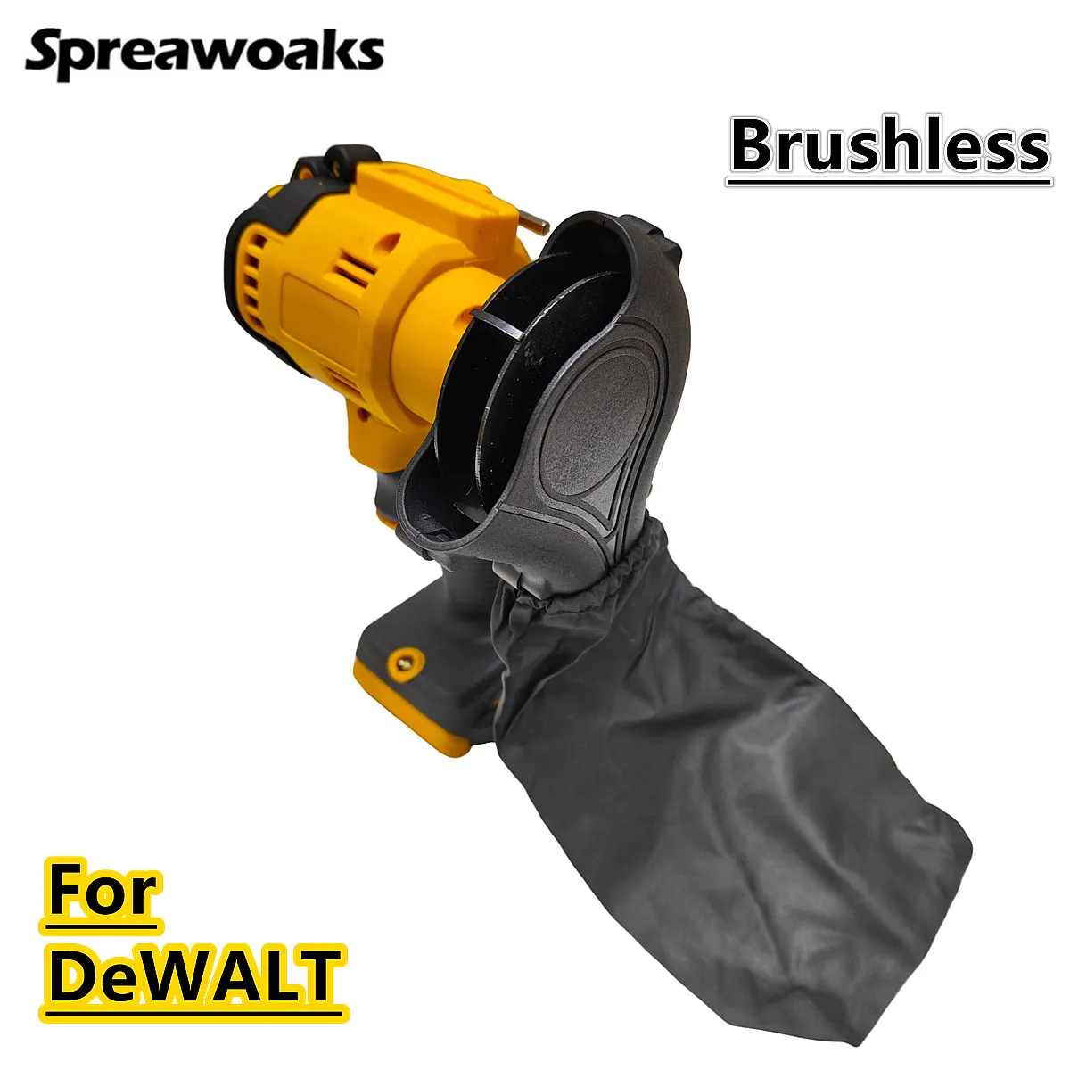 Cordless Electric Bark Scraper Fruit Tree Scraping Machine Brushless Bark Peeler With Sawdust Collection For DEWALT 20V Battery