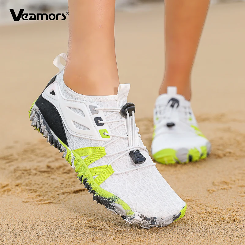

Men's Quick Drying Aqua Shoes Women Breathable Barefoot Water Sports Shoes Outdoor Beach Wading Sneakers for Surfing Fishing