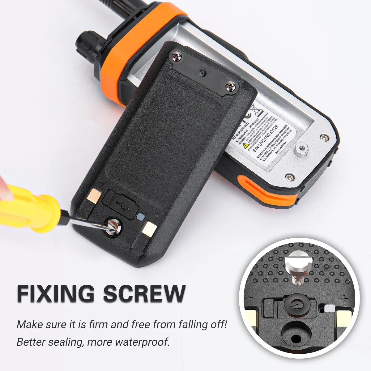 Baofeng UV-21 Pro اسلكية تخاطب ثنائي النطاق 136-174/400-470 ميجا هرتز 999CH FM VOX Type-C شاحن عالية الطاقة مصباح ليد جيب اتجاهين راديو #5