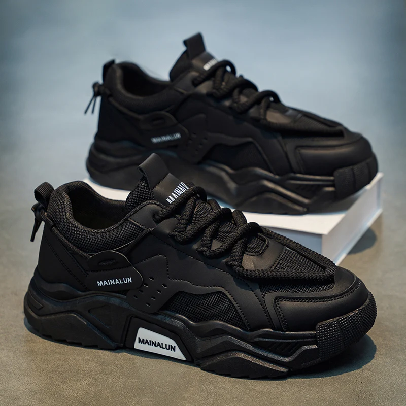 

Дышащие мужские спортивные кроссовки для бега по шоссе, подходящие для всех сезонов, мужские кроссовки для активного отдыха на природе. Туфли на толстой подошве, dail