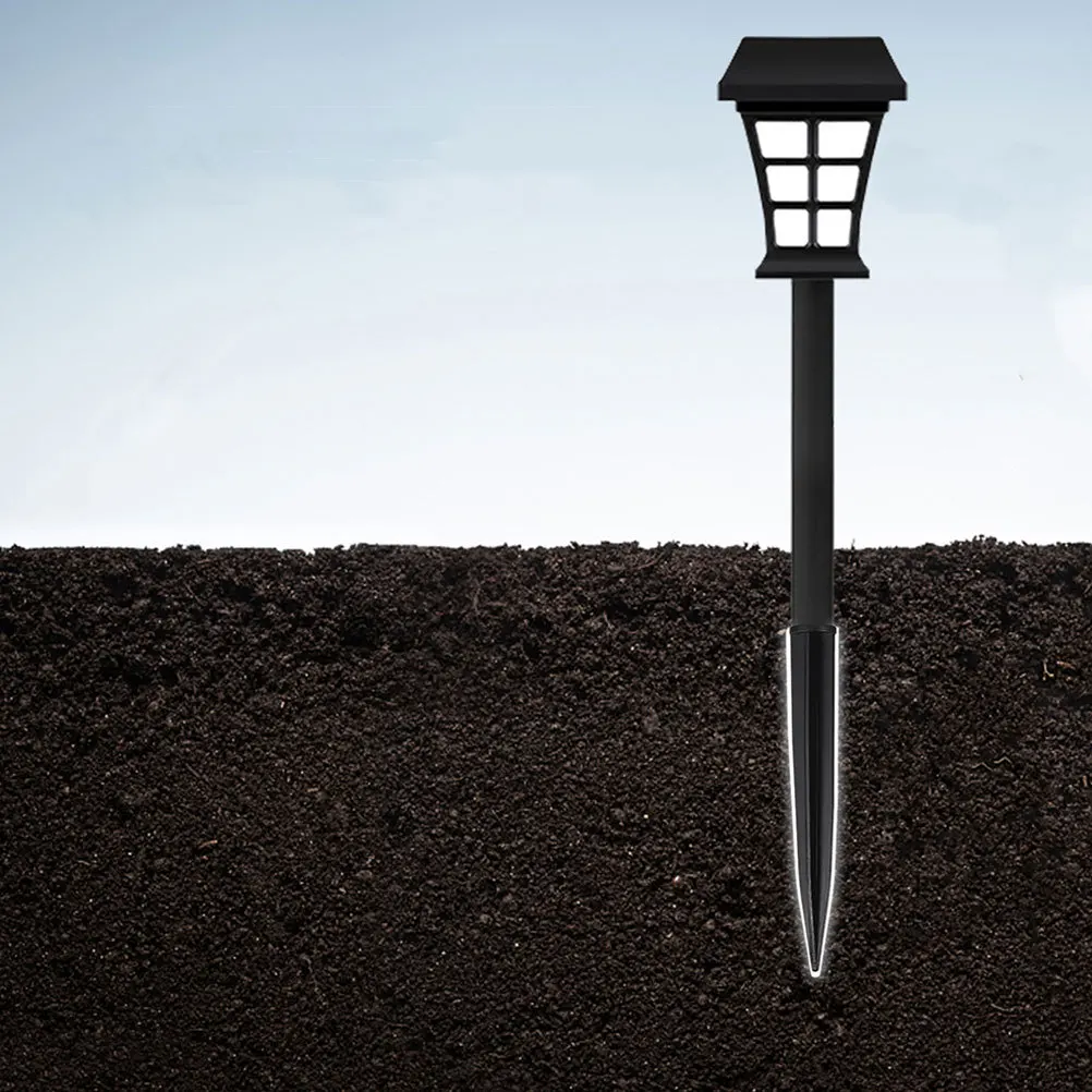 10Sets Solar Licht Stake Ersatz Landschaftsbau Teile Kunststoff Boden Spike Garten Stakes Solar Lampe Pfad Licht Zubehör