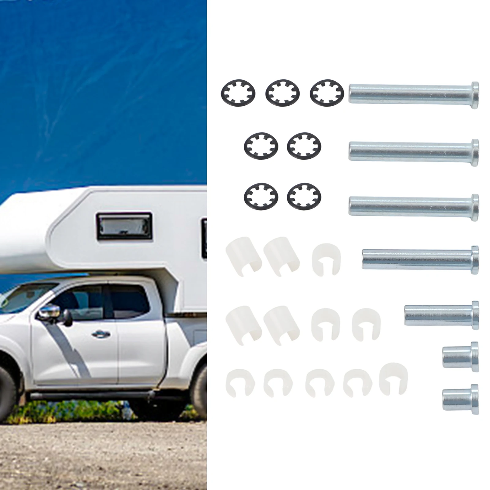 

Комплект ремонтных штифтов для автофургона с деталями из нержавеющей стали для гупперт-стиля Solera, опорный рычаг для тента в сборе