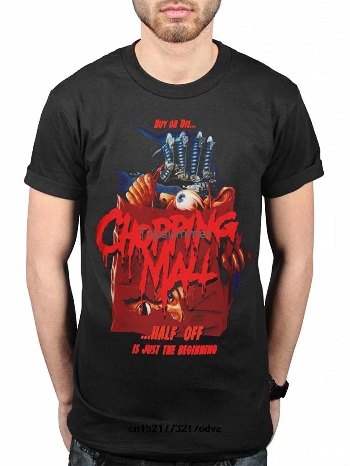 Men T Shirt The Chopping Mall Vlad Dracula Wolfman Horror Band Mummy Fashion Funny T-Shirt Novelty Tshirt Women