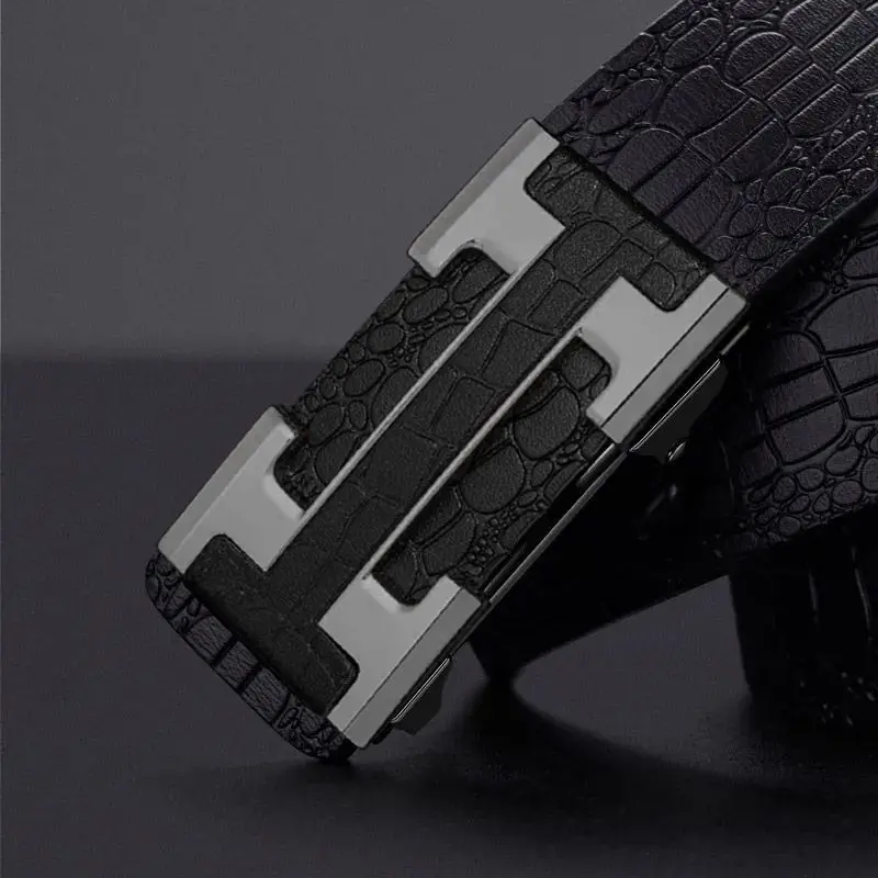 2025 New Wide 34mm Male belt Famous Style Metal Buckle Brand Men Belt Genuine Leather business Luxury Belts for Men Strap jeans