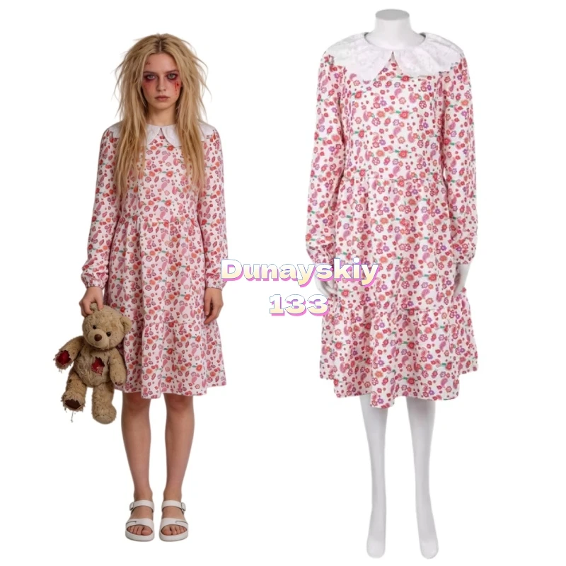 

Elegant Silent 2026 Laura Cosplay Suit Romantic Floral Pattern Long Sleeve Fantasy Dress Fashion Women Cosplay Attire Halloween