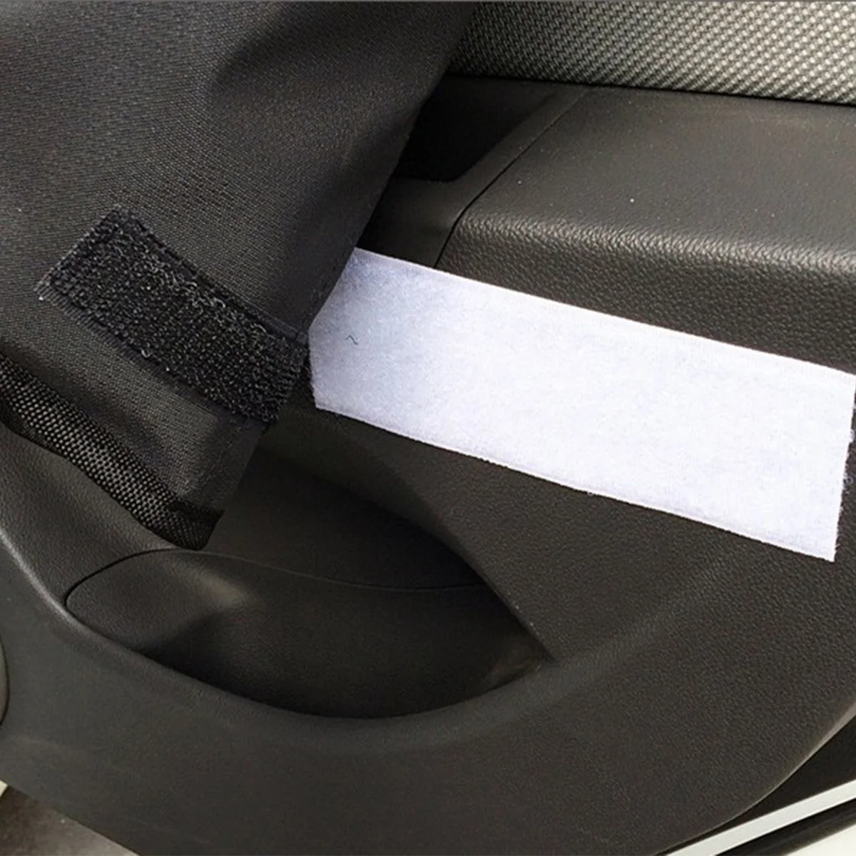 

2Pcs Pet Car Door Cover Protector Universal Large Size Black Easy Install Storage Mesh Pockets Protect Doors from Dog Scratches