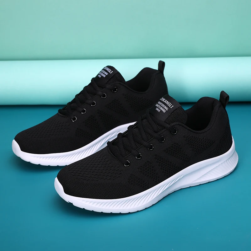 

ELUVA Mens Running Shoes Lightweight Non Slip Athletic Training Workout Running Shoes Breathable Walking Sneakers for Sports