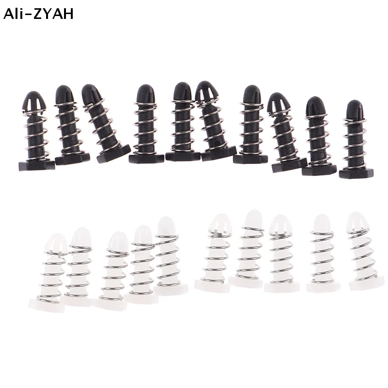 10pcs 14mm Plastic Nail Cooling Fan Spring Nails Heat Sink Clips