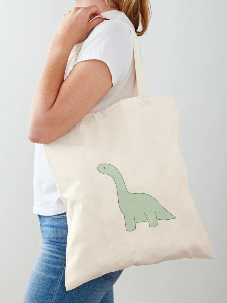 

Dinosaur green Tote Bag hand bag ladies shopper bag women custom canvas personalized tote