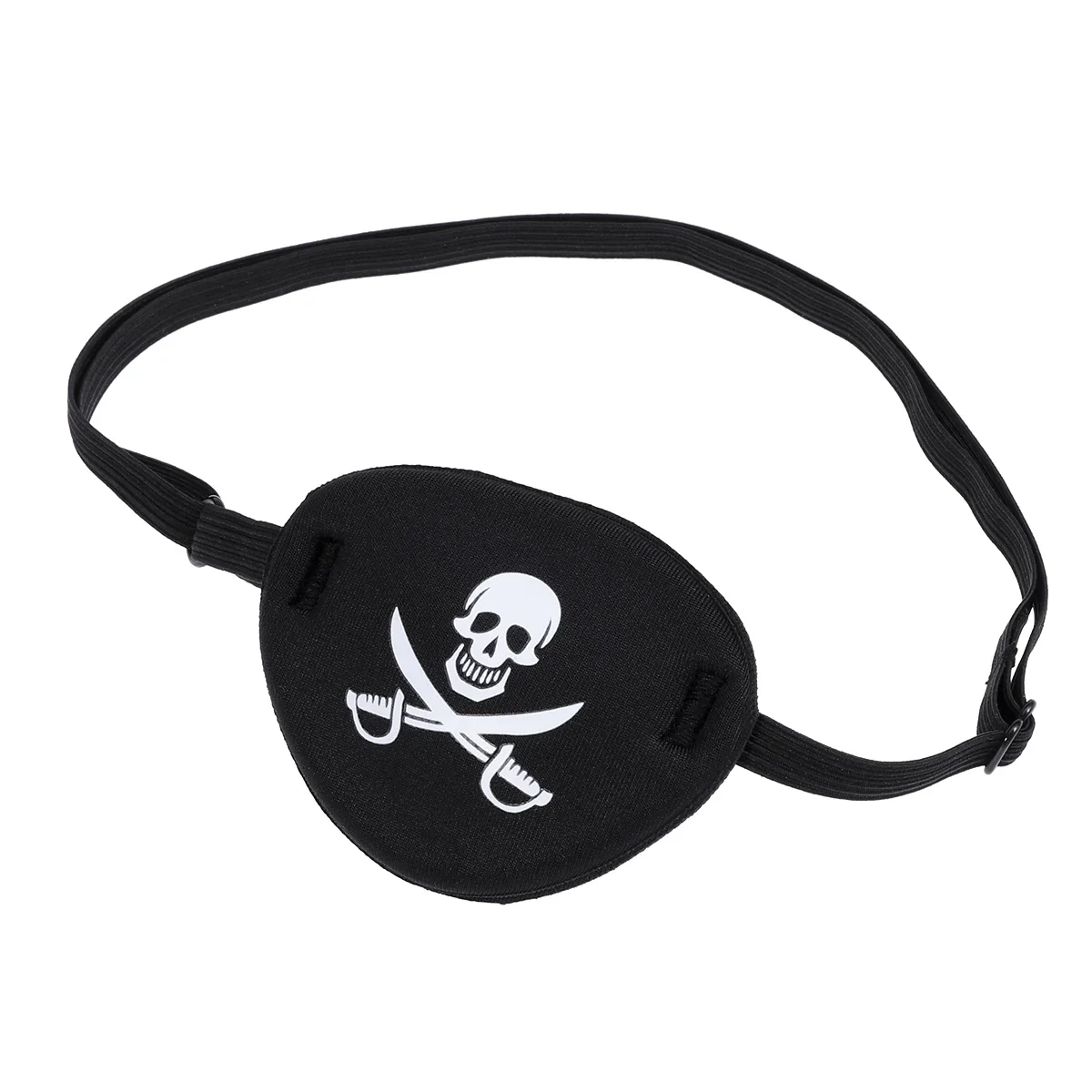 

1pc Pirate Single Eye Mask Pirate Skull Crossbone Eye Cover Children Kids Eye Patch EVA Eye Mask For Lazy Eye (Black)