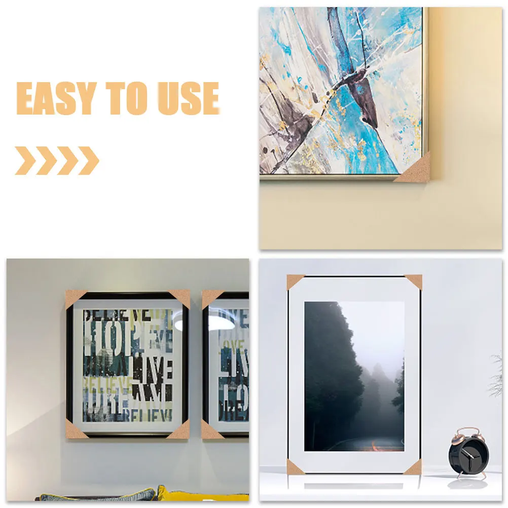 50 قطعة من واقيات الزوايا لتغليف إطار الصورة، واقي الحواف القابل لإعادة الاستخدام، واقي زوايا إطار الصورة، واقيات حافة التعبئة والتغليف