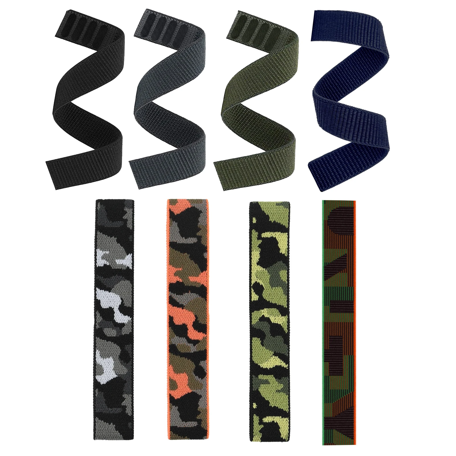 22mm 26mm Nylon Quick Fit Strap for Garmin Fenix 7, Fenix 6 5 Plus, Instinct 2, FR 745 935 945 955 Fenix 3 HR 5X 7X 6X Loop Band