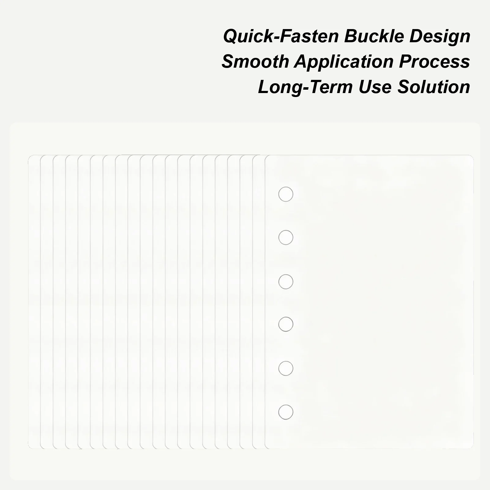 Clear Page For Binder 20 Pieces Binder Supplies Sticker Backing Paper For Artists Scrapbookers Students DIY Enthusiasts Craft