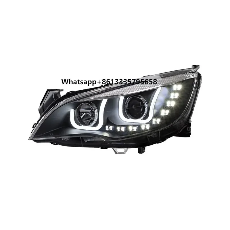 

Suitable for Items 10 to 14 Year Excelle XT Headlight Assembly Modified LED Daytime Running Light Dual-beam Lens LED Tear Eye