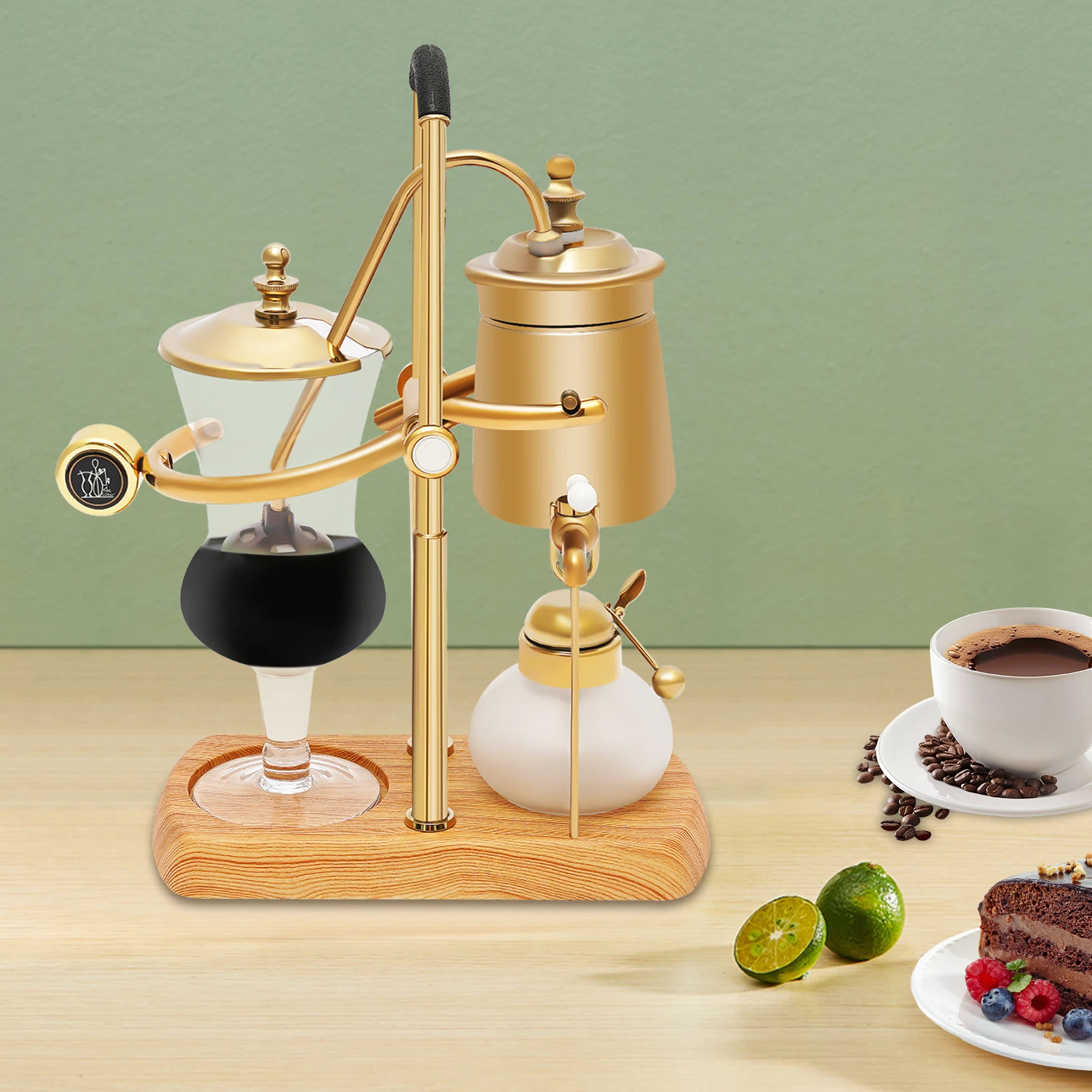 400ml Gold Belgium Royal Famil - Vintage Coffee Equipment ulasan dan harga