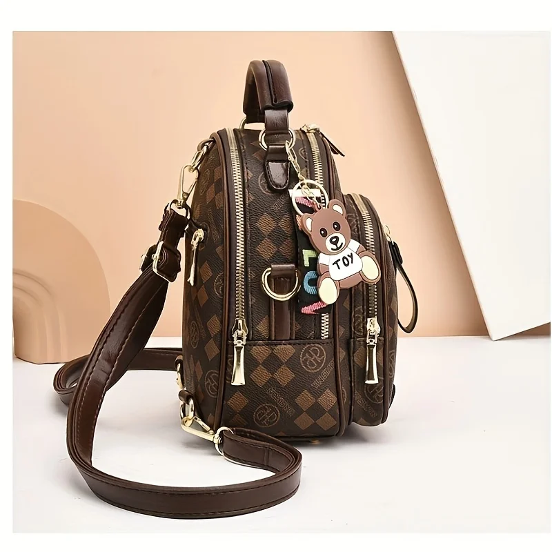 Fashion New Classical PU Soft Leather Travel Backpack Women Large Capacity Luxury Shoulder Bags School Bag Backpacks Mochilas