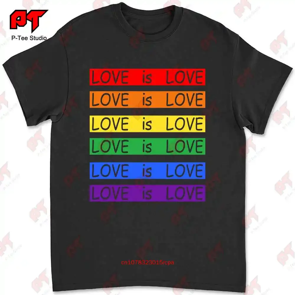

Футболка All For Love Love Is Love Gay Lesbian Lgbt 5NPJ