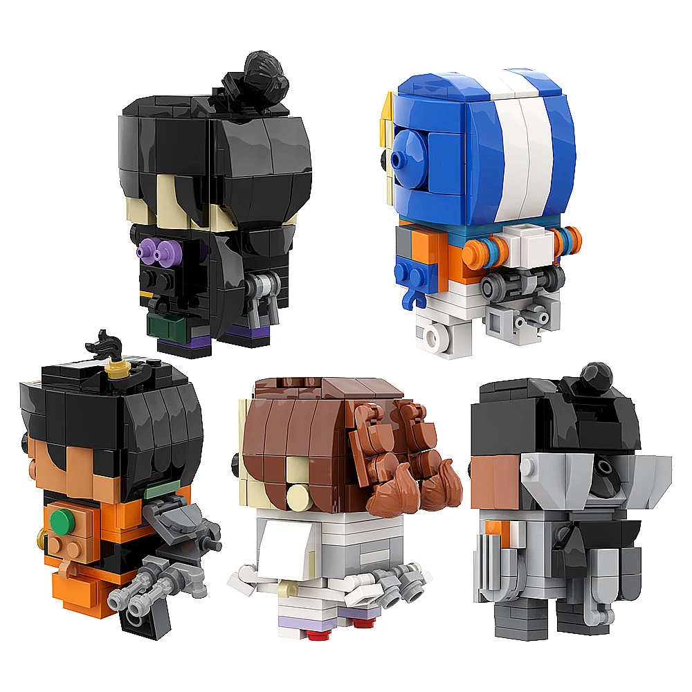 โมเดลแบทเทิลรอยัลเกมฟิกเกอร์ของเล่นผู้ใหญ่ของขวัญเด็ก Moc APEX Legends Loba Rampart wraith brickheadz บล็อกตัวต่อ