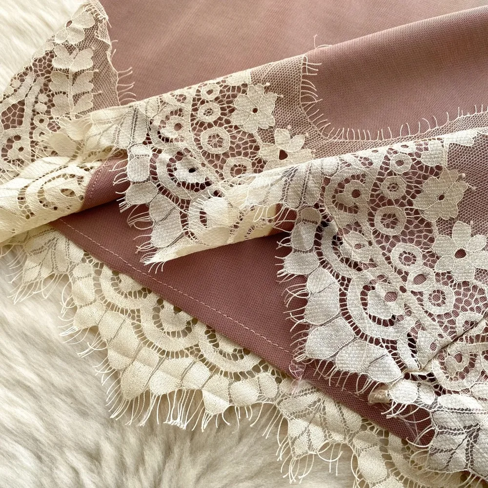 Sexy Gespleißt spitze ärmellose Chic Elegante Vestidos Vintage Sommer Frauen Koreanische Mode Zeremonielle Kleid