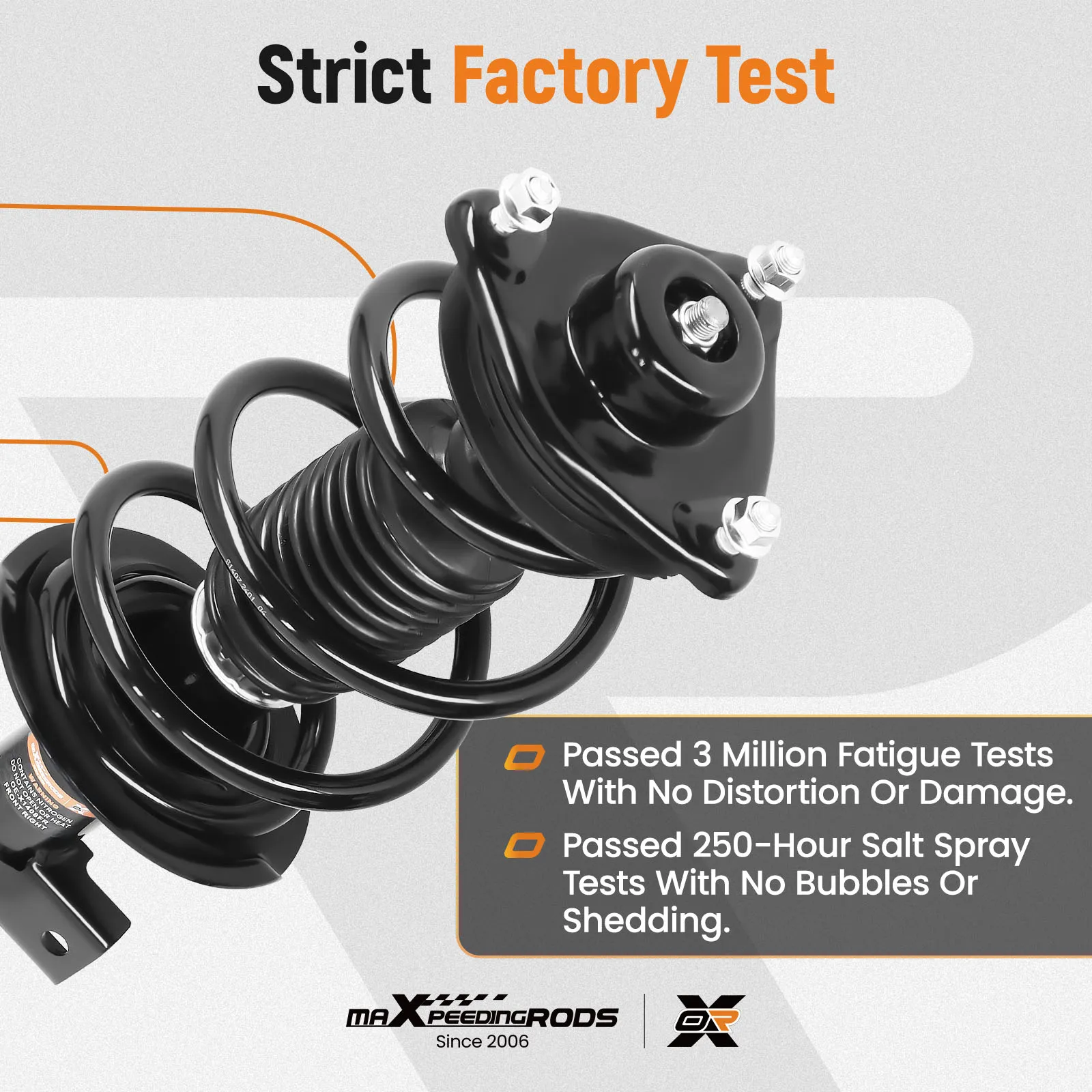 Amortecedor de suspensão do carro para Hyundai Sonata 2012 2013 2014 546613 Q62, SR4614 2333505 R R
