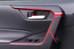 For Toyota RAV4 RAV 4 XA50 2019 2020 2021-2024  ABS Inner Door Armrest Cover Trim Interior Decoration Accessories Garnish Parts
