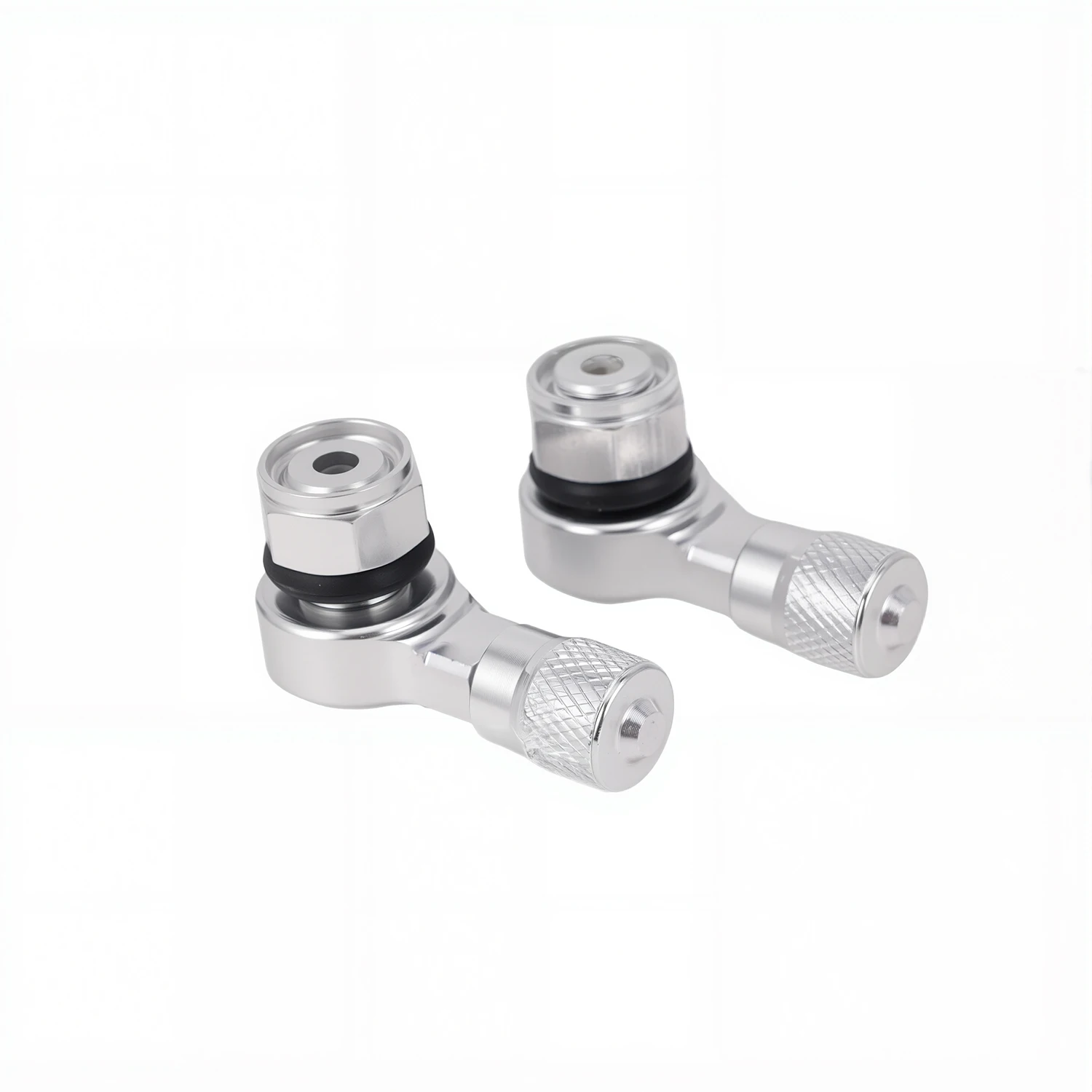 Motorcycle CNC Universal Orange 2PCS Rim Wheel Valve Stems Tire Tyre Cap 90 Degree For KTM DUKE RC SMC R SUPER SMT ADVENTURE RC