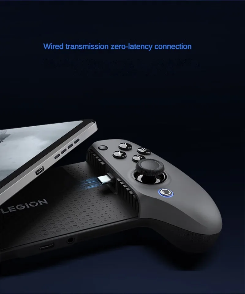 Il controller di gioco originale Lenovo LEGION G7 è compatibile con Y700 di terza generazione con joystick sensore Hall a ritardo zero Type-C