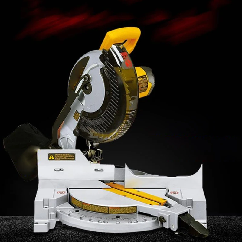 DW713(250mm) Miter Saw Aluminum Cutting Machine Woodworking Electric Circular Saw Bracket Workbench  1600W