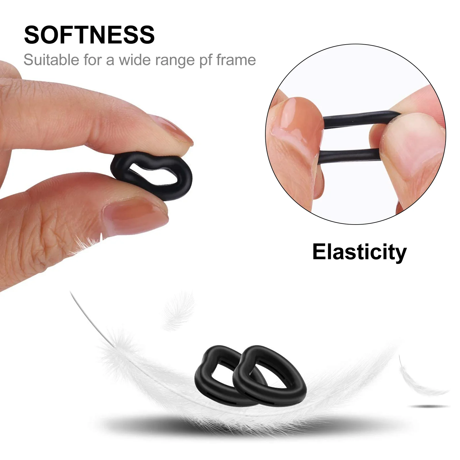 

Anti-Slip Silicone Eyeglasses Temple Tips Sleeves Glasses Retainers For Sports Eyewear Frame Fixed Cover Labor