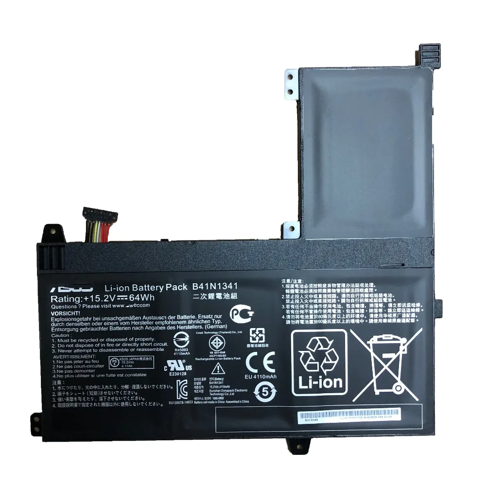 15.2V 64Wh 4110mAh B41N1341 جديد الأصلي B41BN95 بطارية كمبيوتر محمول ل ASUS Q502 Q502LA Q502LA-BBI5T12 Q502LA-BBI5T14 Q502LA-BBI5